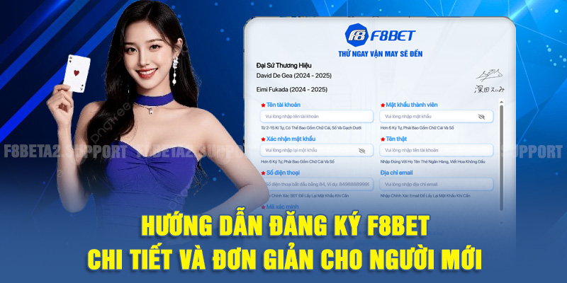 Hướng dẫn đăng ký F8BET chi tiết và đơn giản